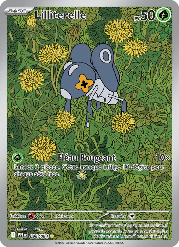 Carte Pokemon 096/094 Lilliterelle Illustration Rare | LorenZone