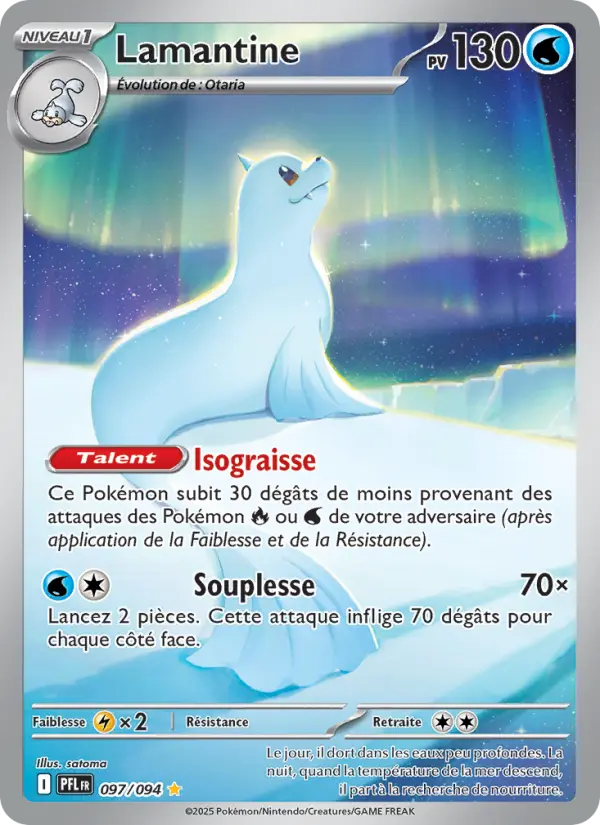 Carte Pokemon 097/094 Lamantine Illustration Rare | LorenZone