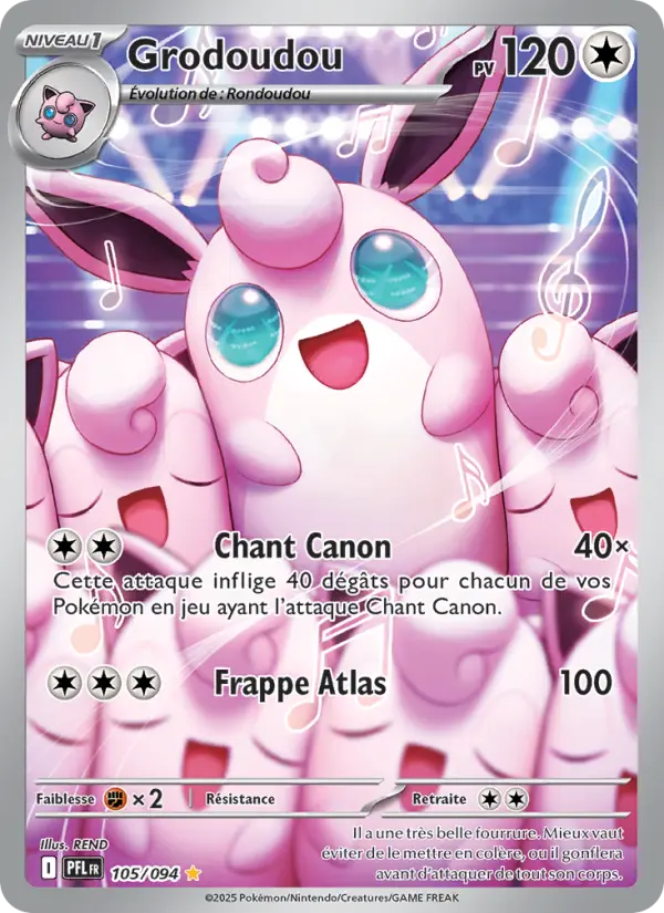 Carte Pokemon 105/094 Grodoudou Illustration Rare | LorenZone