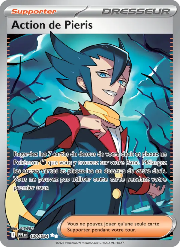 Carte Pokemon 120/094 Action de Pieris Holo | LorenZone
