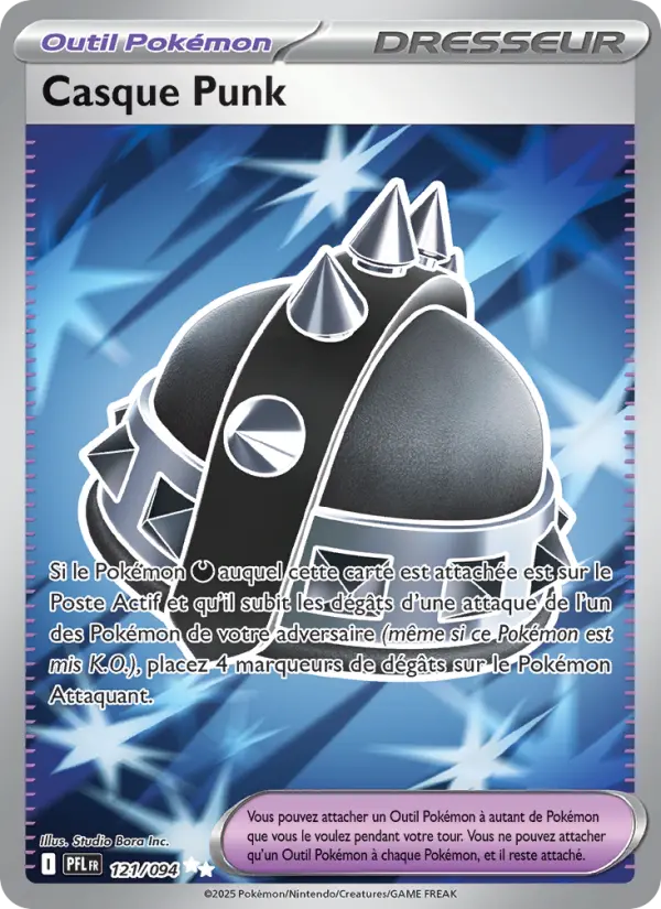 Carte Pokemon 121/094 Casque Punk Holo | LorenZone