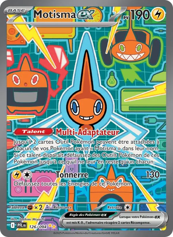 Carte Pokemon 126/094 Motisma-ex Illustration Spéciale Rare | LorenZone