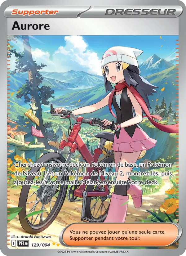 Carte Pokemon 129/094 Aurore Illustration Spéciale Rare | LorenZone