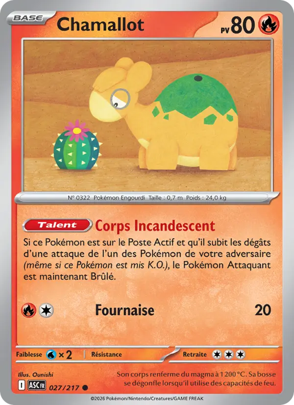 Carte Pokemon 027/217 Chamallot Reverse | LorenZone