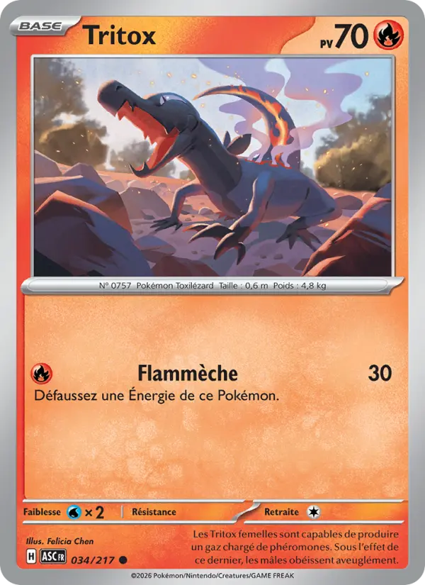 Carte Pokemon 034/217 Tritox Reverse | LorenZone