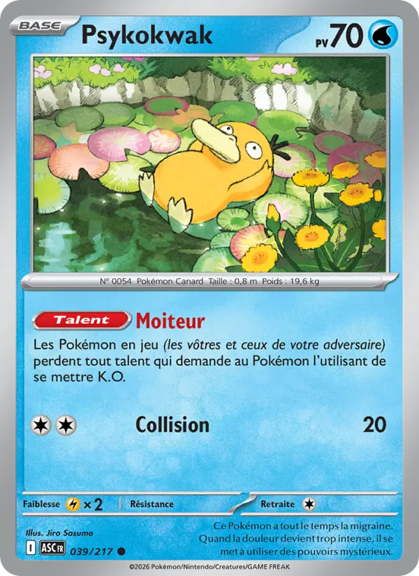 Carte Pokemon 039/217 Psykokwak Reverse | LorenZone