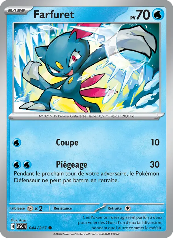 Carte Pokemon 044/217 Farfuret Reverse | LorenZone