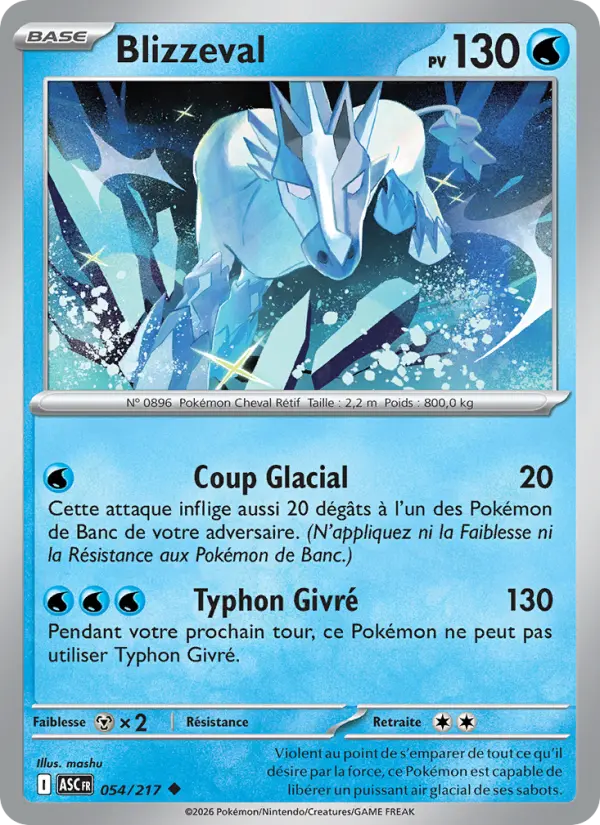 Carte Pokemon 054/217 Blizzeval Reverse | LorenZone