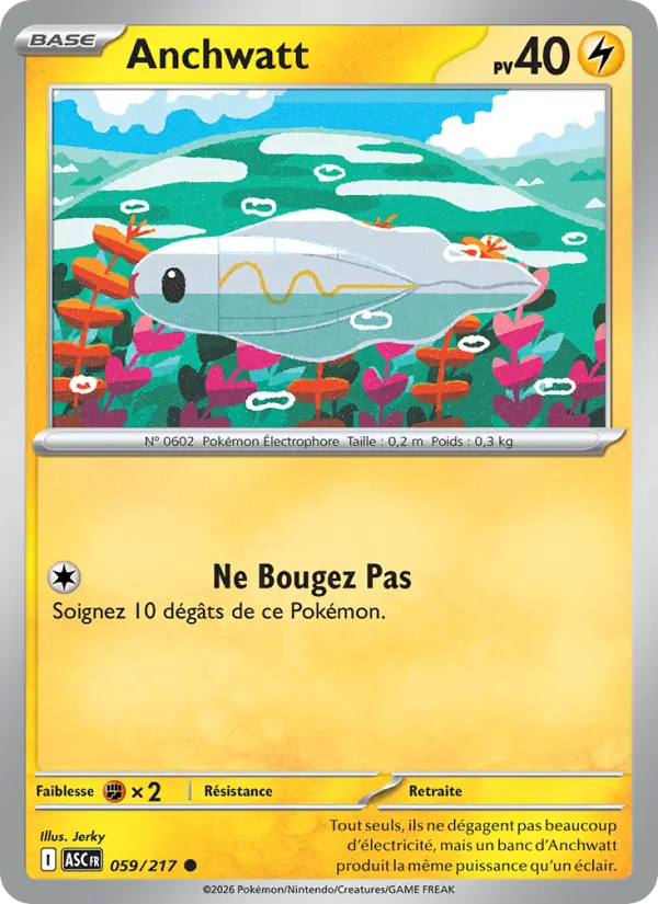 Carte Pokemon 059/217 Anchwatt Reverse | LorenZone