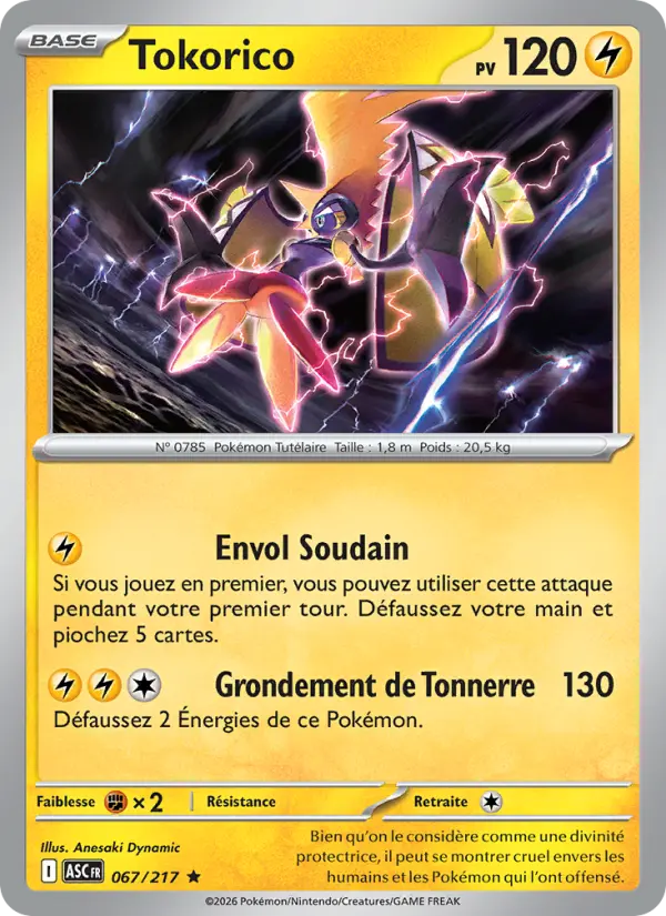 Carte Pokemon 067/217 Tokorico Reverse | LorenZone
