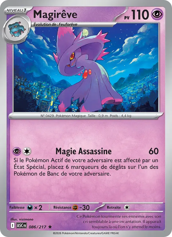 Carte Pokemon 086/217 Magirêve Reverse | LorenZone