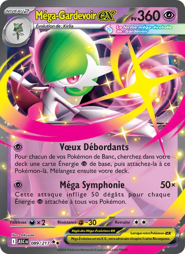 Carte Pokemon 089/217 Méga-Gardevoir-ex Holo | LorenZone