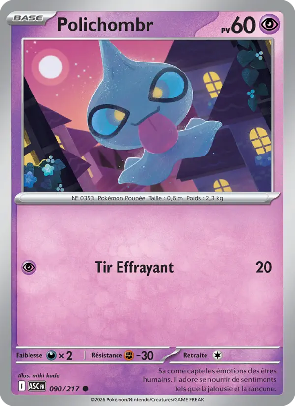 Carte Pokemon 090/217 Polichombr Reverse | LorenZone