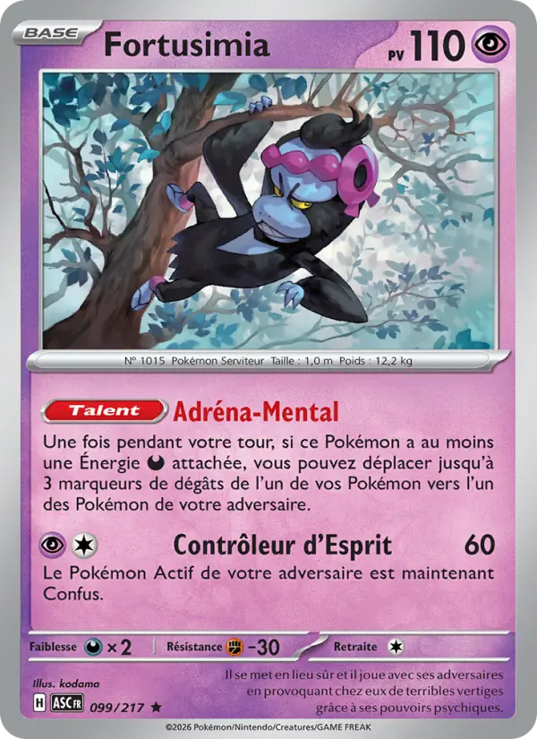 Carte Pokemon 099/217 Fortusimia Reverse | LorenZone