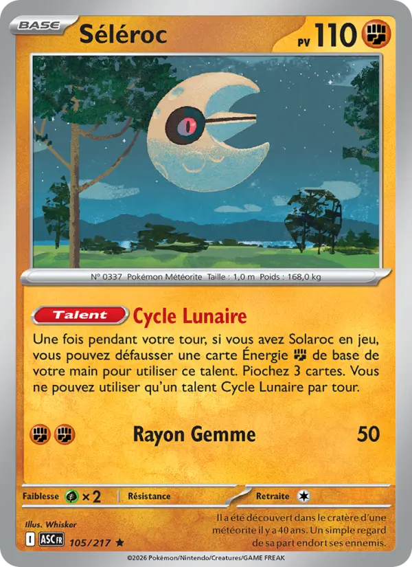 Carte Pokemon 105/217 Séléroc Reverse | LorenZone