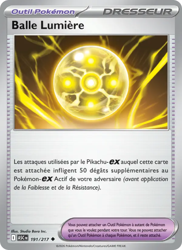 Carte Pokemon 191/217 Balle Lumière Reverse | LorenZone