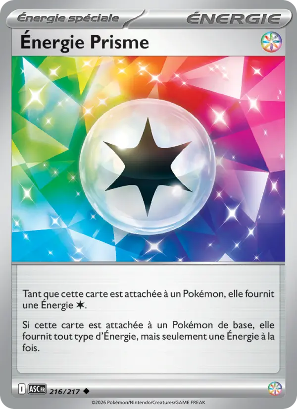 Carte Pokemon 216/217 Énergie Prisme Reverse | LorenZone