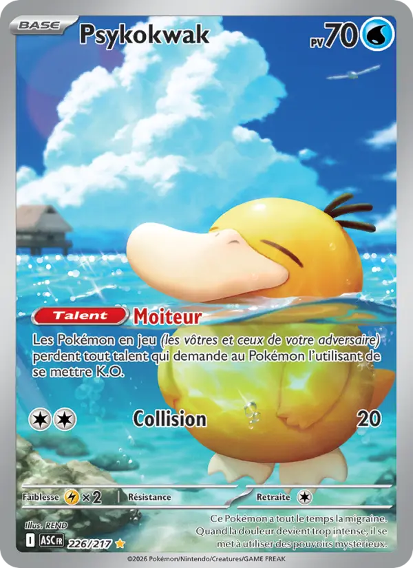 Carte Pokemon 226/217 Psykokwak Illustration Rare | LorenZone