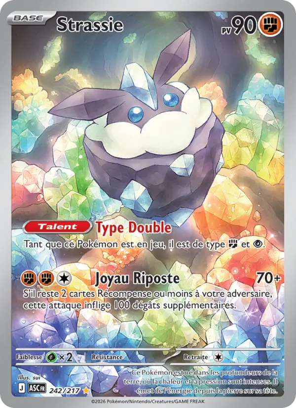 Carte Pokemon 242/217 Strassie Illustration Rare | LorenZone