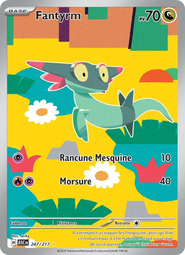 Carte Pokemon 247/217 Fantyrm Illustration Rare | LorenZone