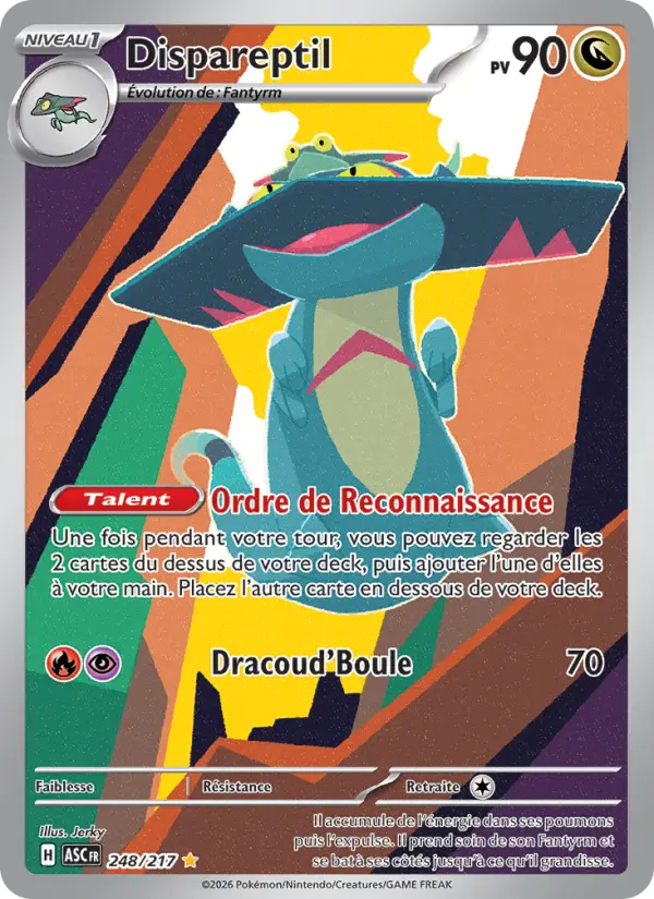 Carte Pokemon 248/217 Dispareptil Illustration Rare | LorenZone
