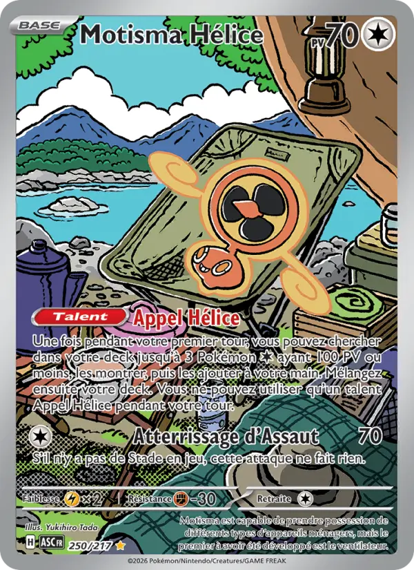 Carte Pokemon 250/217 Motisma Hélice Illustration Rare | LorenZone