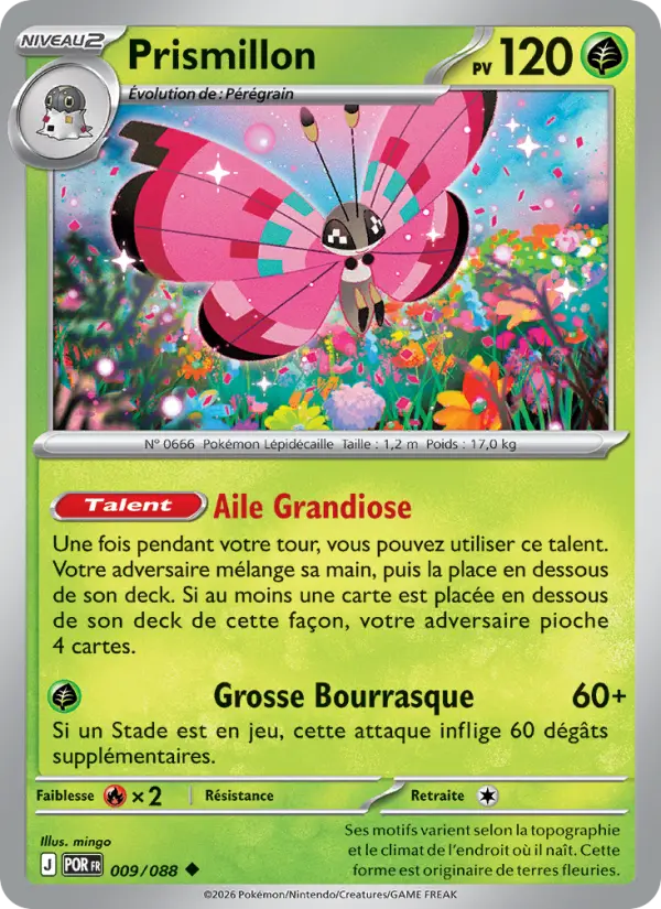 Carte Pokemon 009/088 Prismillon Reverse | LorenZone