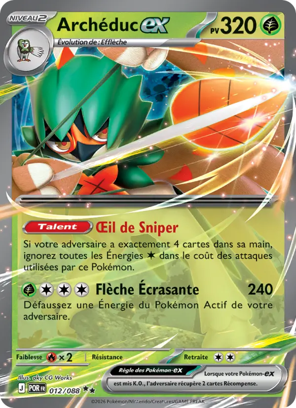 Carte Pokemon 012/088 Archéduc-ex Holo | LorenZone