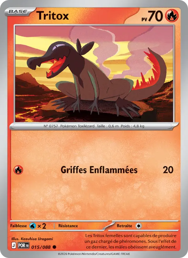 Carte Pokemon 015/088 Tritox Reverse | LorenZone
