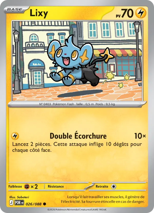 Carte Pokemon 026/088 Lixy Reverse | LorenZone