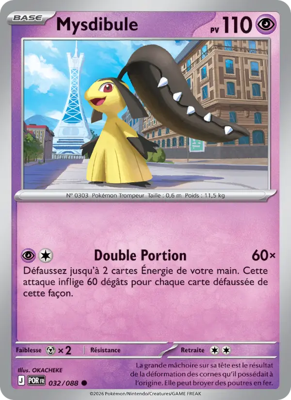 Carte Pokemon 032/088 Mysdibule Reverse | LorenZone