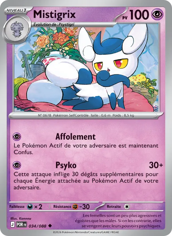 Carte Pokemon 034/088 Mistigrix Reverse | LorenZone