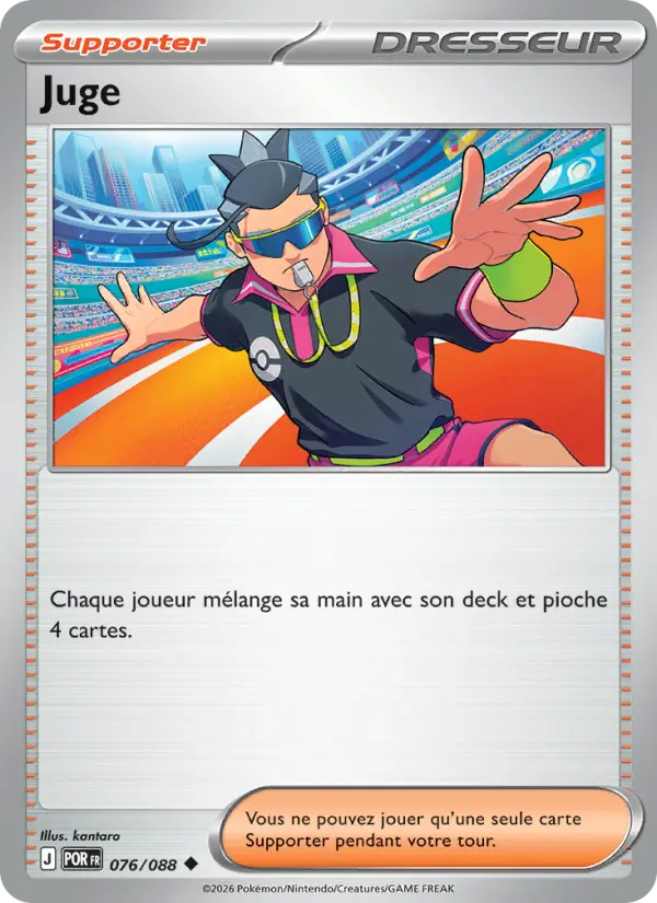 Carte Pokemon 076/088 Juge Reverse | LorenZone