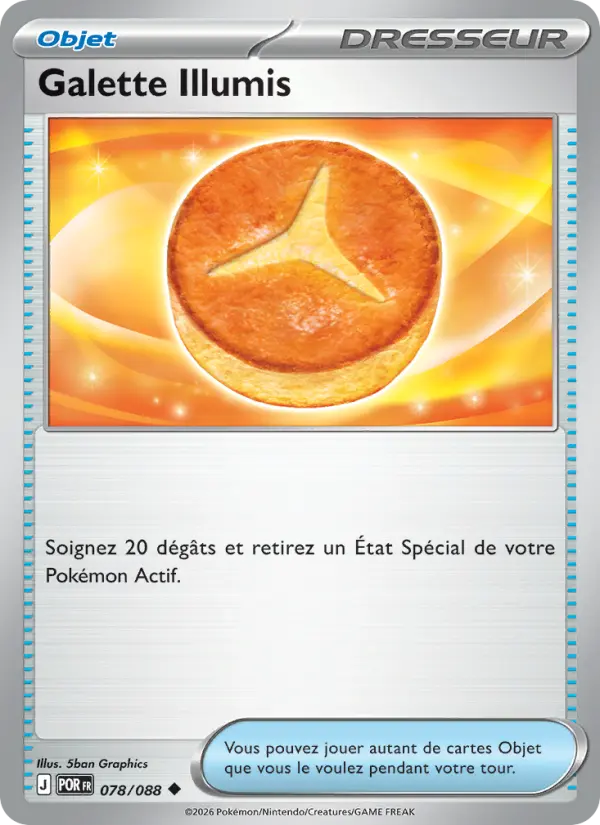 Carte Pokemon 078/088 Galette Illumis Reverse | LorenZone