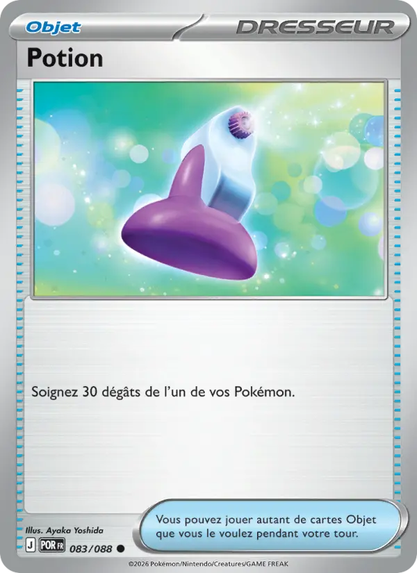 Carte Pokemon 083/088 Potion Reverse | LorenZone