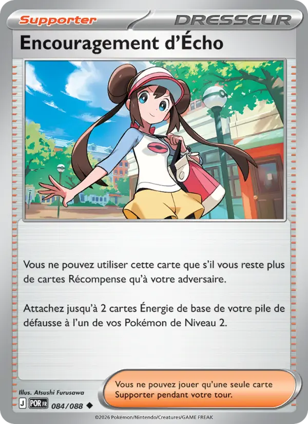 Carte Pokemon 084/088 Encouragement d'Écho Reverse | LorenZone