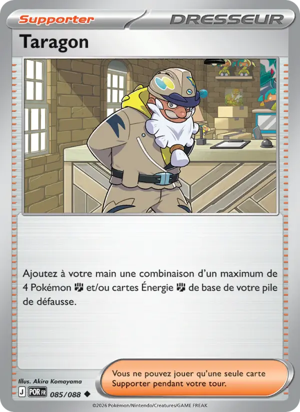 Carte Pokemon 085/088 Taragon Reverse | LorenZone