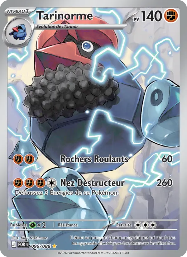 Carte Pokemon 096/088 Tarinorme Illustration Rare | LorenZone