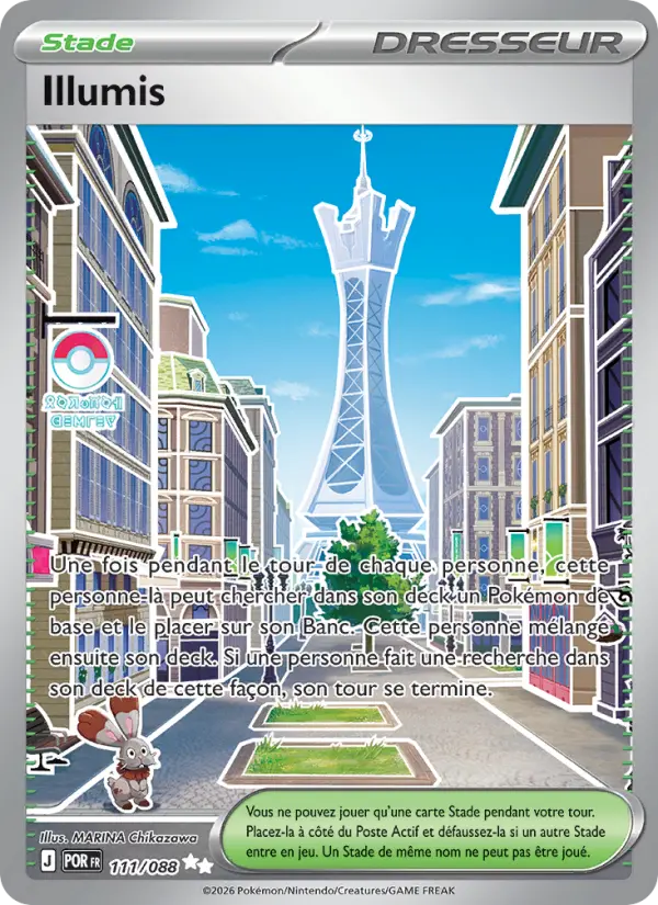 Carte Pokemon 111/088 Illumis Holo | LorenZone
