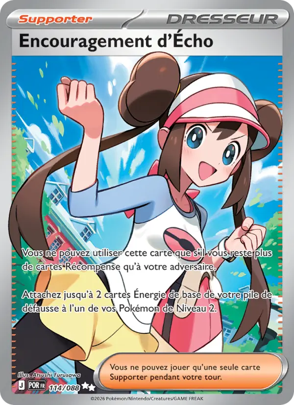 Carte Pokemon 114/088 Encouragement d'Écho Holo | LorenZone