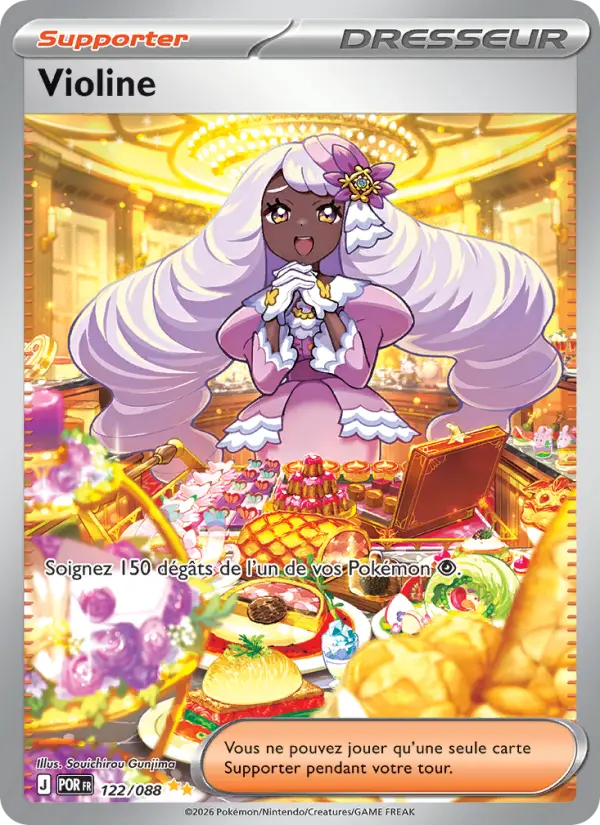Carte Pokemon 122/088 Violine Illustration Spéciale Rare | LorenZone