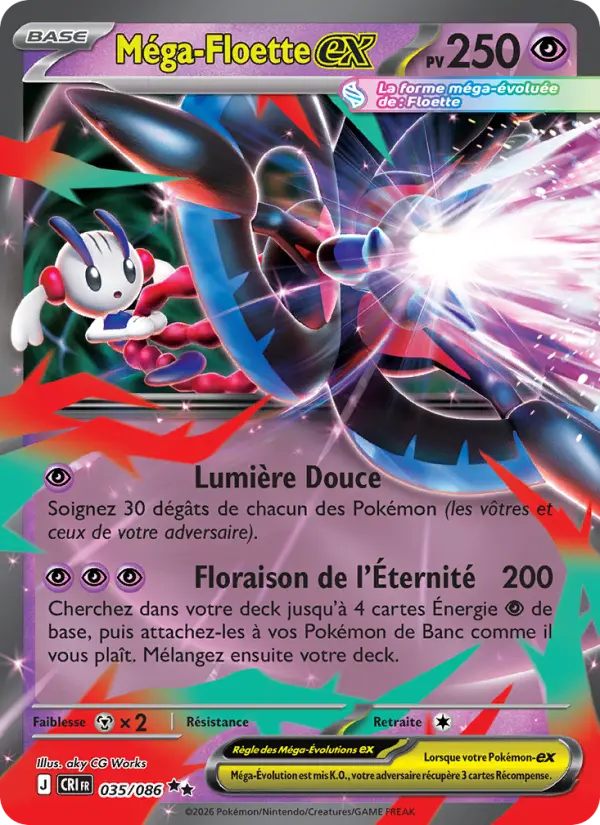 Carte Pokemon 035/086 Méga-Floette-ex | LorenZone