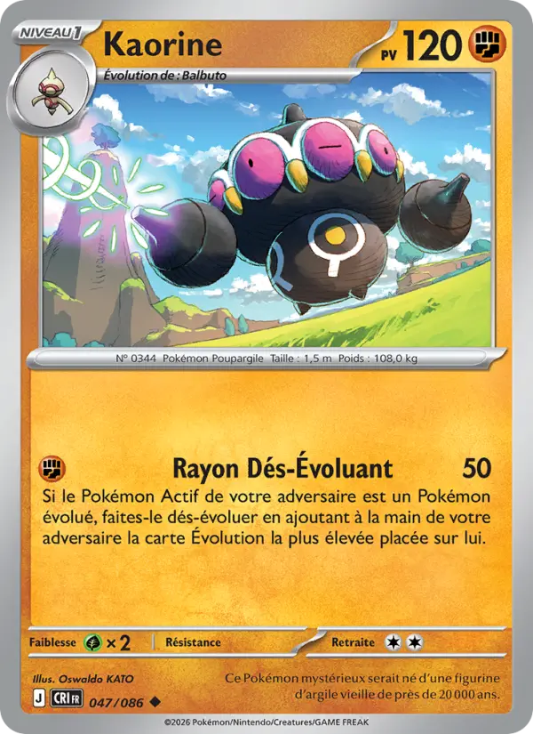 Carte Pokemon 047/086 Kaorine | LorenZone
