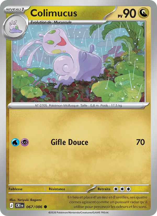 Carte Pokemon 067/086 Colimucus | LorenZone