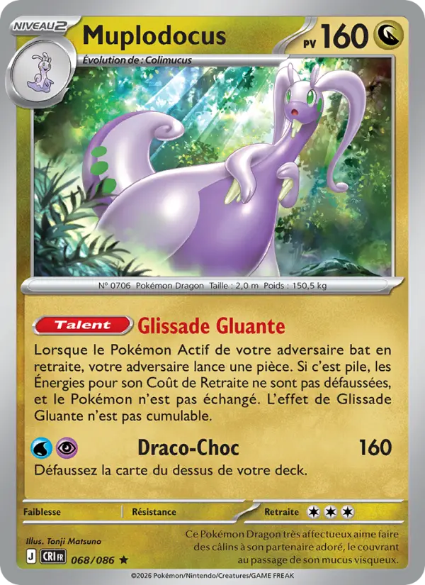 Carte Pokemon 068/086 Muplodocus | LorenZone
