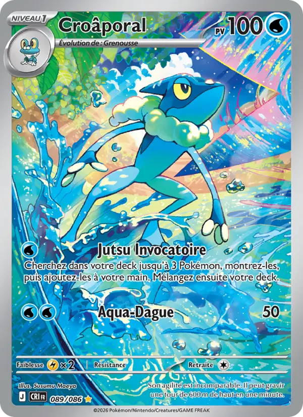Carte Pokemon 089/086 Croâporal | LorenZone