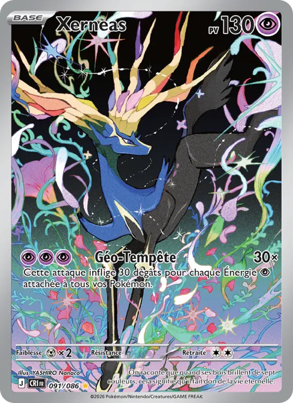 Carte Pokemon 091/086 Xerneas | LorenZone