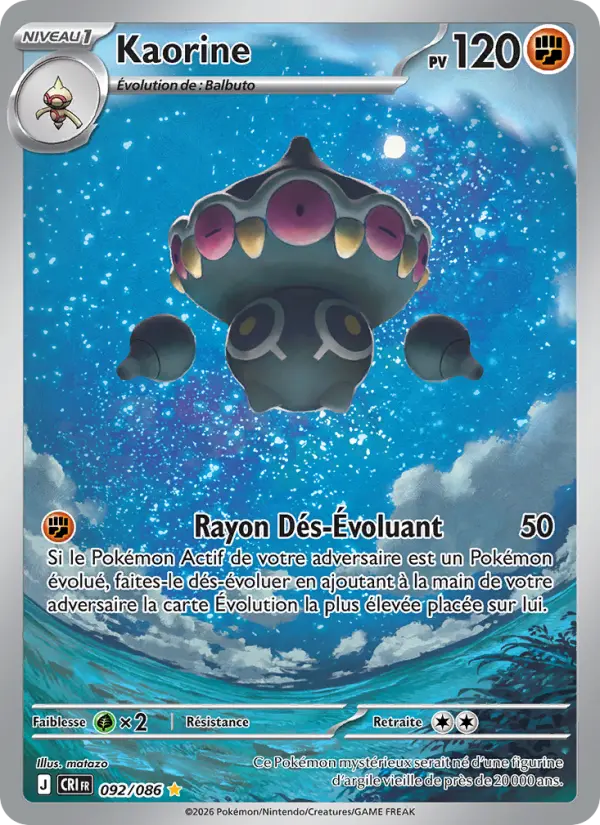 Carte Pokemon 092/086 Kaorine | LorenZone