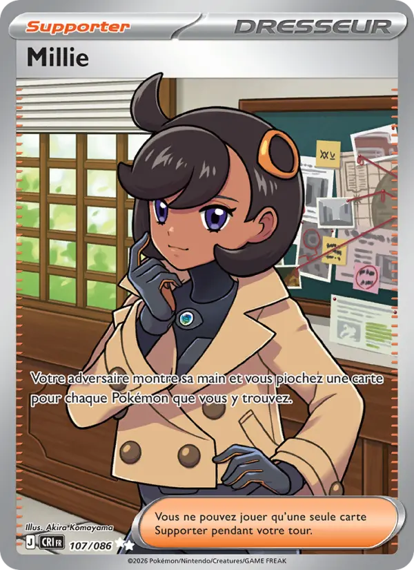 Carte Pokemon 107/086 Millie | LorenZone