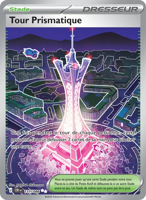 Carte Pokemon 111/086 Tour Prismatique | LorenZone